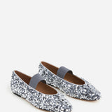 Bree Sequins ballerinat, Stone Grey