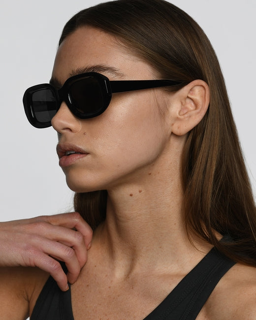 Corlin - Casena aurinkolasit, black - black