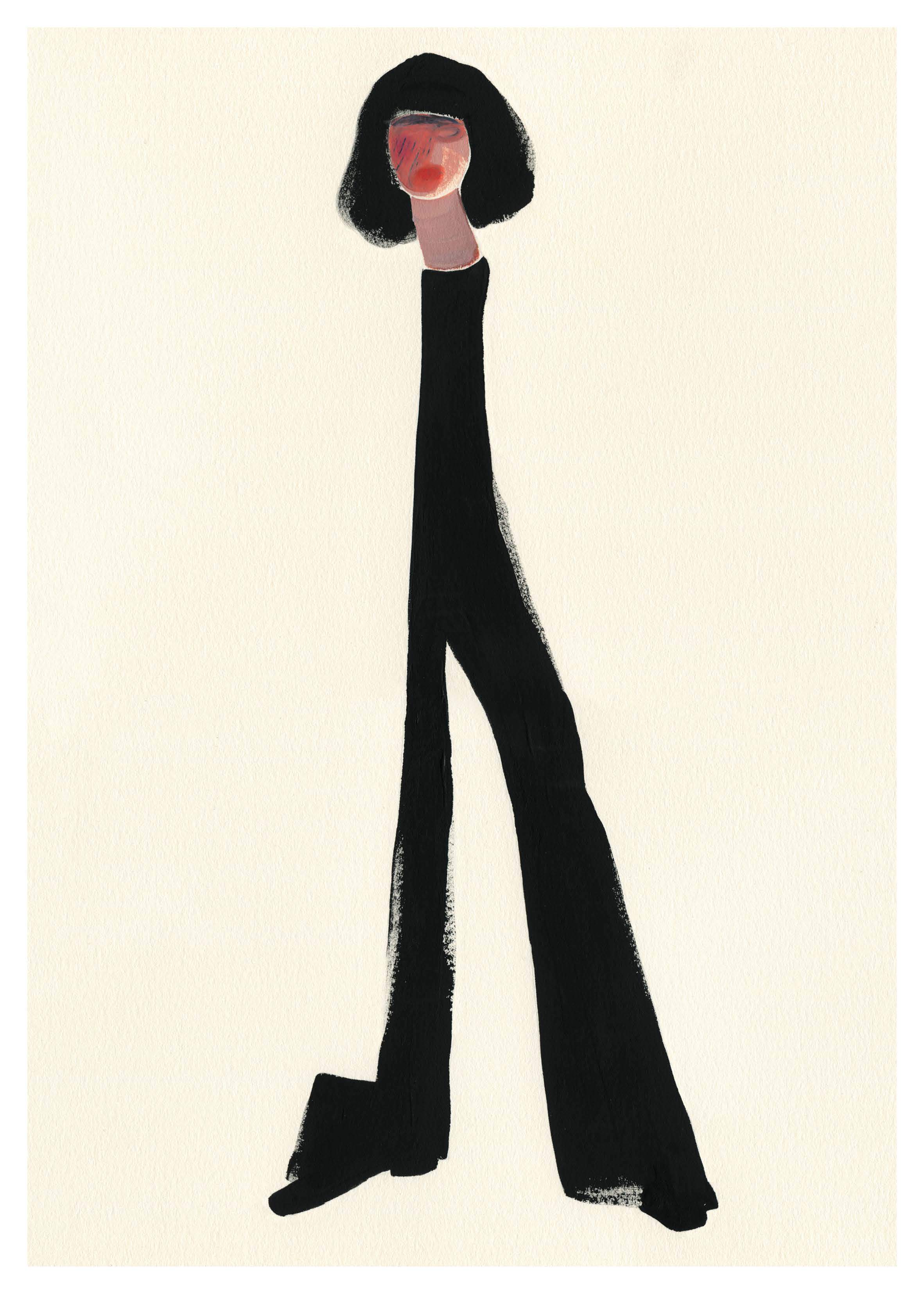 Paper Collective - Black Pants juliste