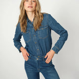 Natalie Denim Shirt, Blue