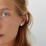 Pernille Corydon - Wild Poppy nappikorvakorut, hopea