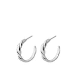 Pernille Corydon - Hana Earrings 22mm, hopea