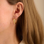 Pernille Corydon - Hana Earrings 22mm, kulta