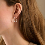 Pernille Corydon - Sea Breeze korvakorut, hopea