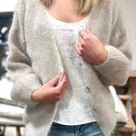 Americandreams - Cornelia mohairneuletakki, beige