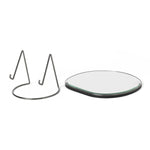 Ferm Living - Pond pöytäpeili, dark chrome