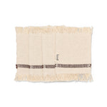 Ferm Living - Savor lasinalunen, 4 kpl, off-white/choco