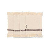 Ferm Living - Savor lasinalunen, 4 kpl, off-white/choco