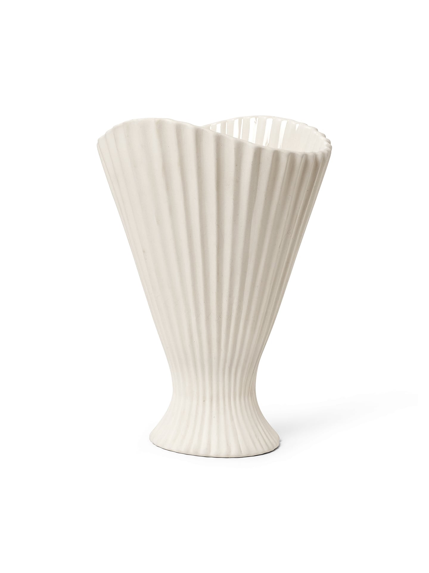 Ferm Living - Fountain vaasi, off-white