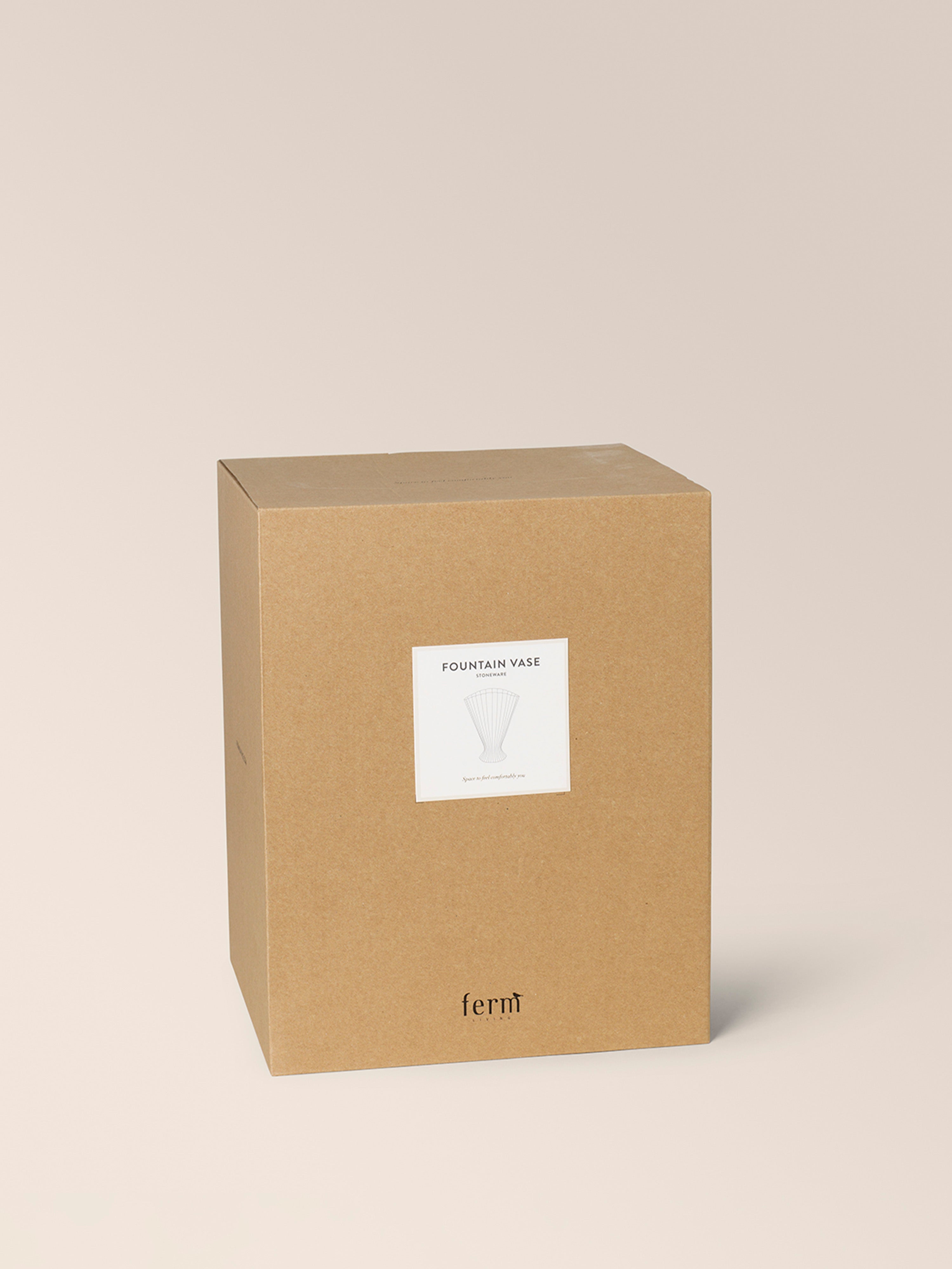 Ferm Living - Fountain vaasi, off-white
