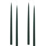 Kruunukynttilä pitkä 35cm, forrest green