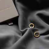 Korvakorut, rengas plain Gold