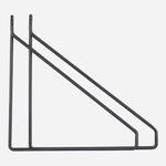 House Doctorin marmorihyllyn tuet, musta