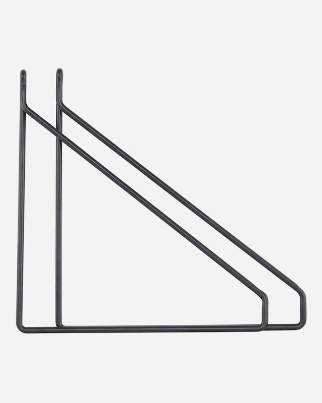 House Doctorin marmorihyllyn tuet, musta