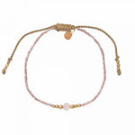 A Beautiful Story - Iris rannekoru Rose Quartz, gold