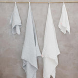 Vohvelikäsipyyhe, White