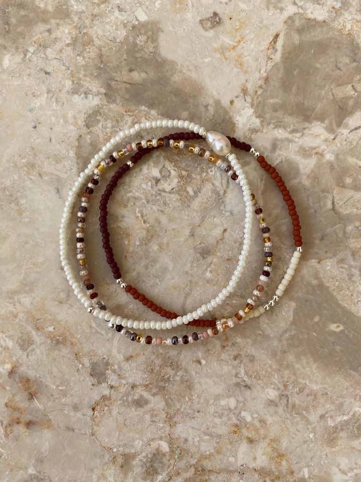 Joyem - Rainbow rannekoru, cafelatte