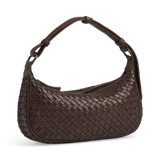 Mini Muse Bag Weave, Dark Brown