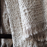 Monti torkkupeitto, sand beige