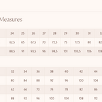 Mos Mosh mittataulukko