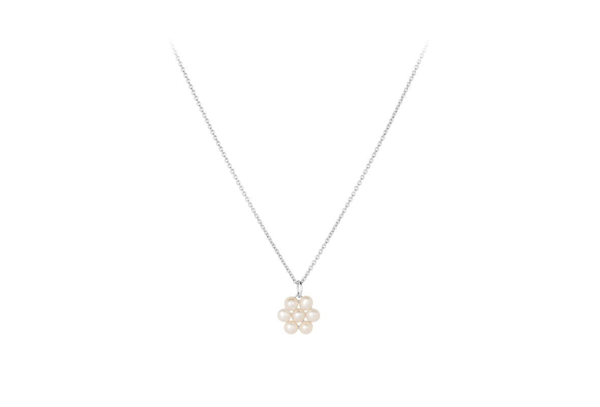 Pernille Corydon - Ocean Bloom kaulakoru, hopea