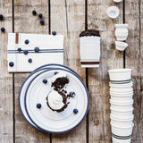 Paperiservetit raidalla 12kpl