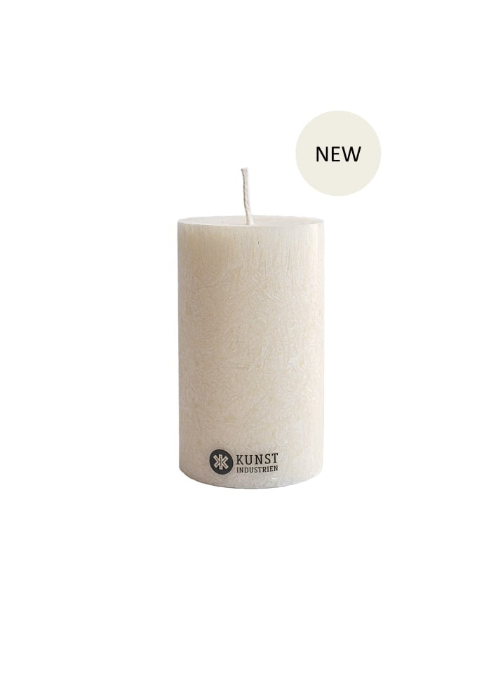 Oliiviöljykynttilä 6 cm x 10cm, off white