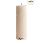 Oliiviöljykynttilä 6x18cm, sand