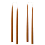 Kruunukynttilä pitkä 35cm, terracotta