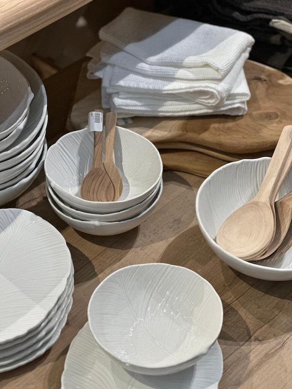 Pure Leaf kulho Ø16cm, white