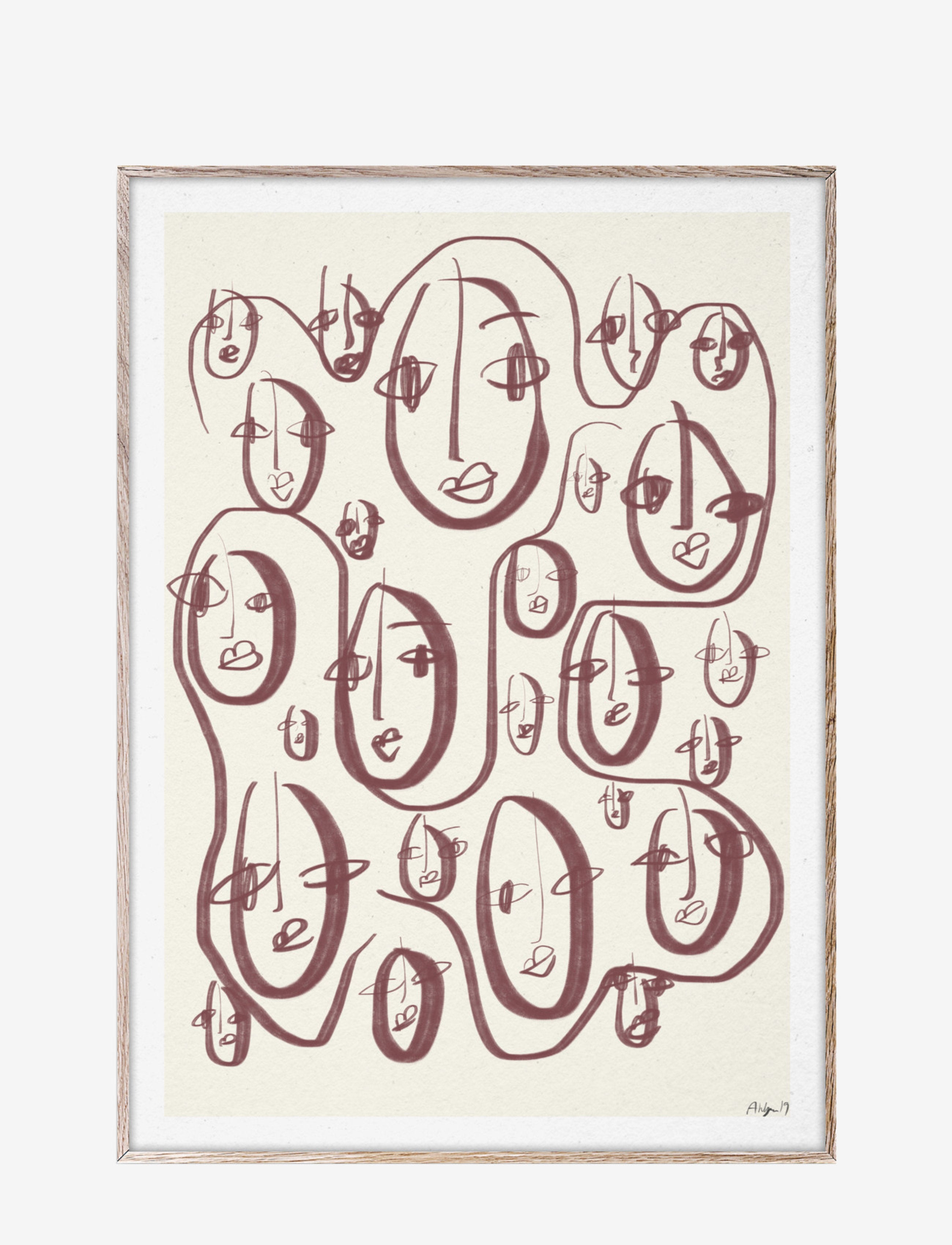 Paper Collective - Random Faces juliste
