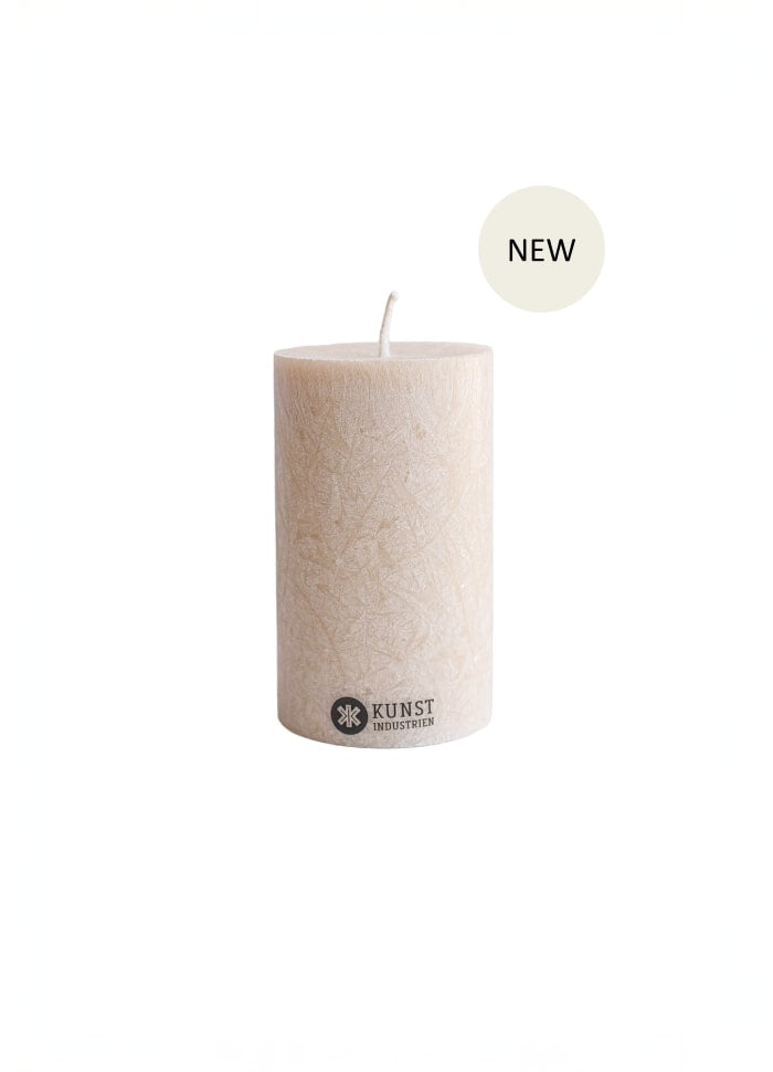 Oliiviöljykynttilä 6 cm x 10cm, sand