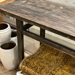 Snowdrops Copenhagen - pitkä sivupöytä hyllyllä #722, black