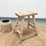 Snowdrops puinen jakkara, #840, natural