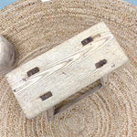 Snowdrops puinen jakkara, #840, natural