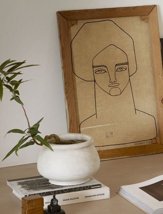 Cocojar matala ruukku XS, white