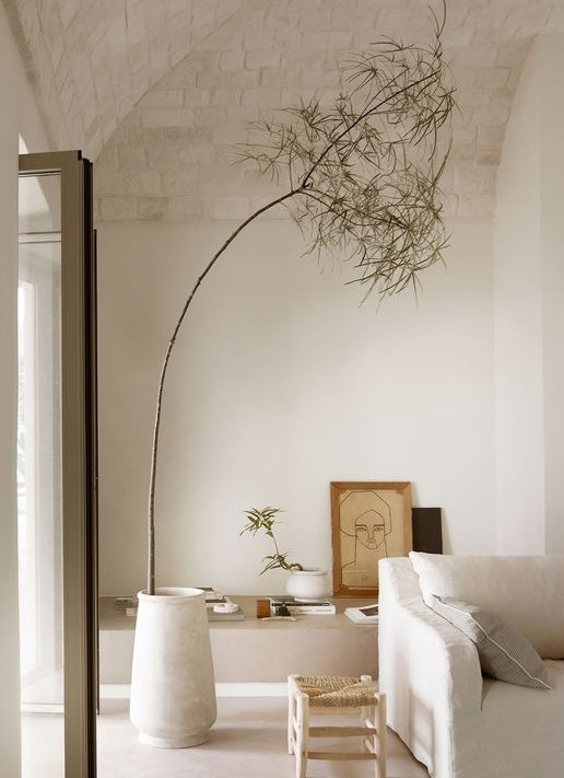 Cocojar korkea ruukku L, white