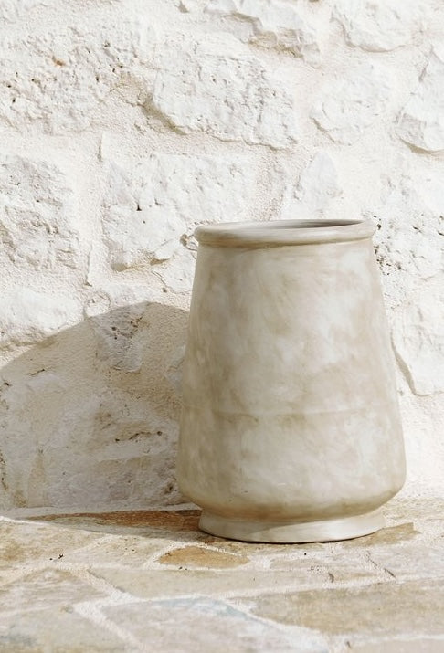 Cocojar korkea ruukku M, white