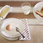 Pure Leaf kakkulautanen 18x22cm, white