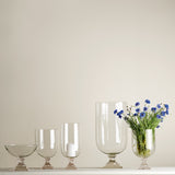 Hurrikaanimaljakko neliöjalalla, matala H30cm