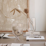 Hurrikaanimaljakko neliöjalalla, korkea H35cm