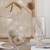 Hurrikaanimaljakko neliöjalalla, matala H30cm