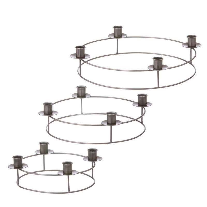 Kynttilänjalka Gamma, grey