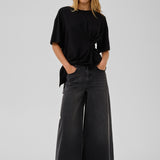 Dicte 139 High XX-Wide farkut, Black Retro Wash