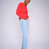 Elly Gallon Jeans, light blue ankle