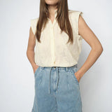 Leli Denim shortsit, Light Blue