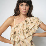 Soma Flower Field mekko, Burnt Olive