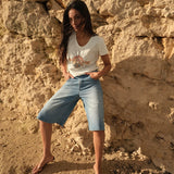 Mathilde Urban Shorts, Light Blue
