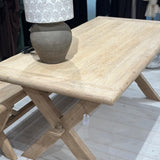 Ruokapöytä 180cm #1096, Natural