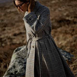 Selestine Check Coat, Oxford tan TULOSSA!